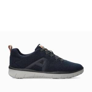 NEW ALLROUNDER women's la viva lace up sneakers in ocean merino